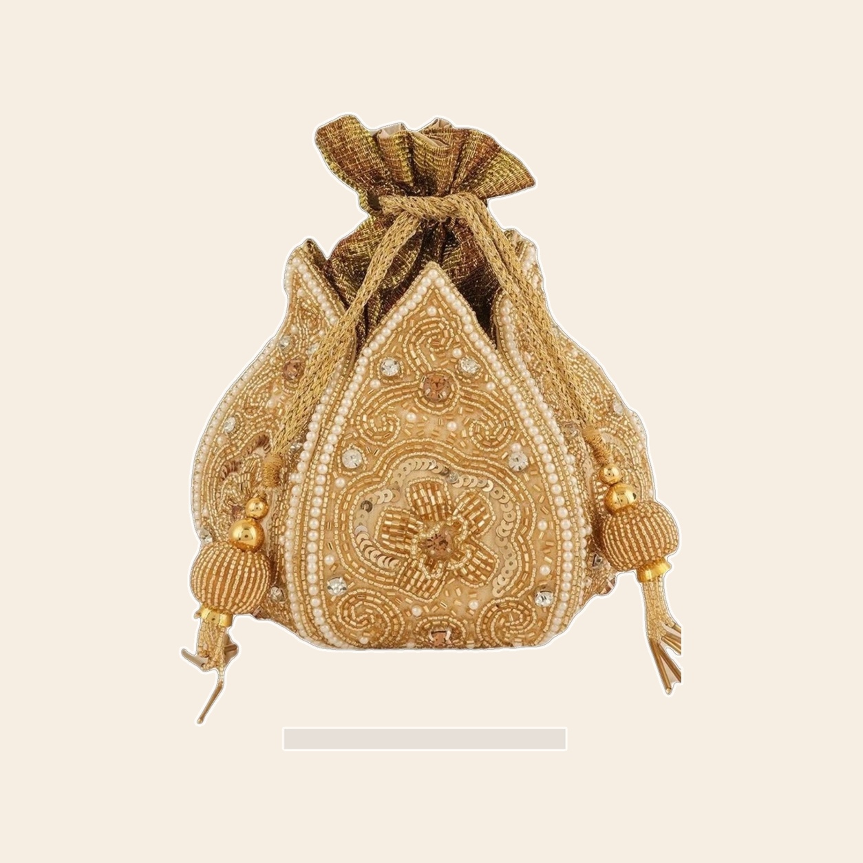 Lotus Bloom potli bag